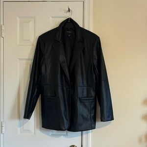 Banana Republic Black Women's Leather Jacket